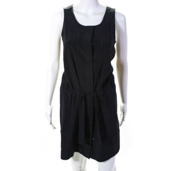 rag & bone Silk Sleeveless Black Mini Dress 0 XS - Picture 1 of 4